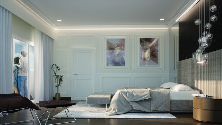 Master Bedroom, whitefield 3 Bedroom 3647 Sq.Ft. Apartment In Whitefield Bangalore 8306973