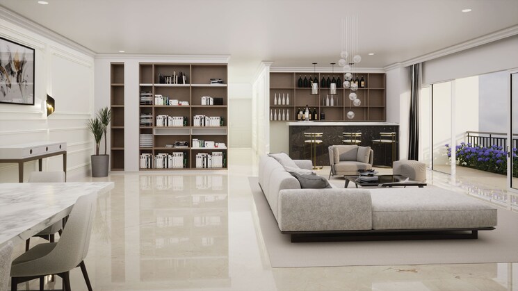 Living Room, whitefield 3 Bedroom 3647 Sq.Ft. Apartment In Whitefield Bangalore 8306973