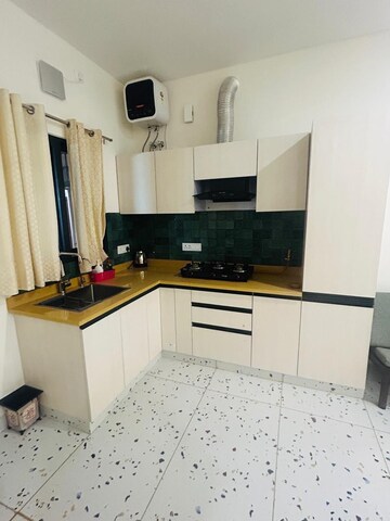 Kitchen in 1 RK Builder Floor at Green Park – for Rent