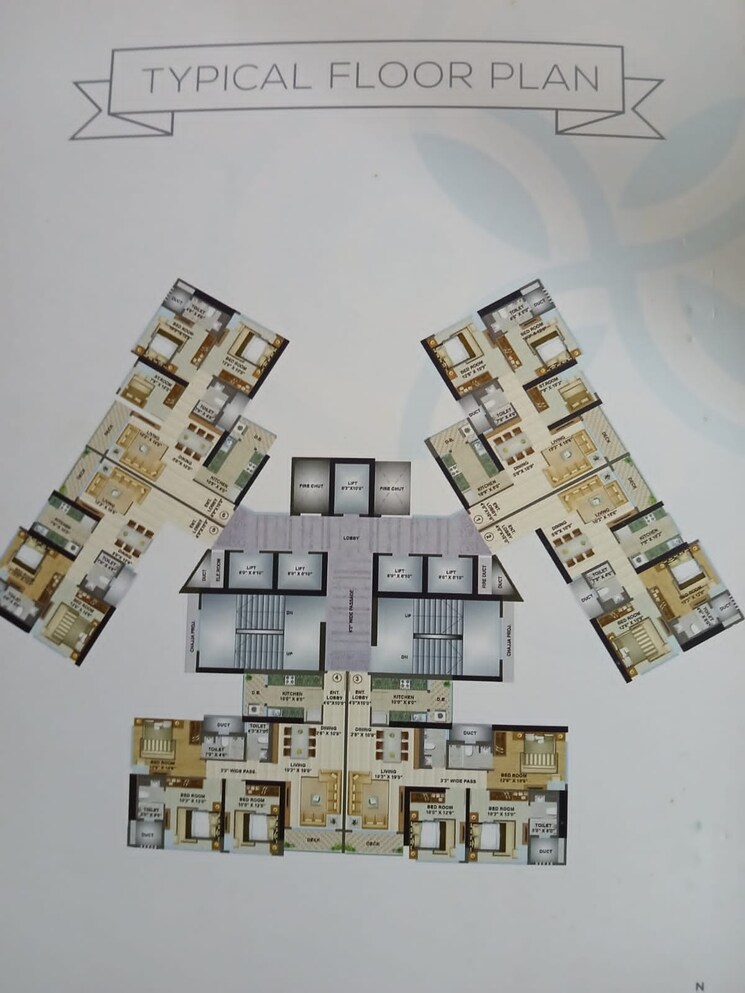 Master Plan, lotus-sky-garden 2.5 Bedroom 942 Sq.Ft. Apartment In Malad West Mumbai 8307068