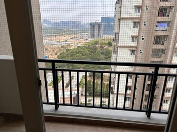 Balcony in 3 BHK Apartment at Movie Towers, Kokapet – for Rent