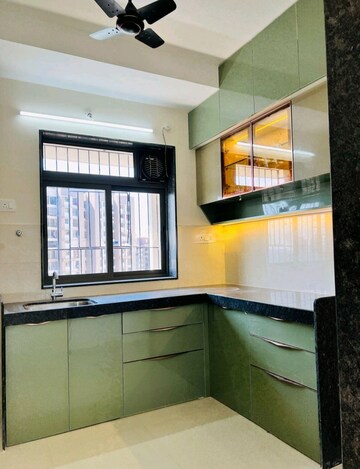 Kitchen in 2 BHK Apartment at Runwal Eirene Phase 2, Balkum Pada – for Rent