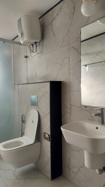 Bathroom in 3 BHK Builder Floor at Jubilee Hills – for Rent