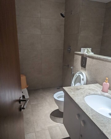 Bathroom in 2 BHK Apartment at Aparna Serene Park, Kondapur – for Rent
