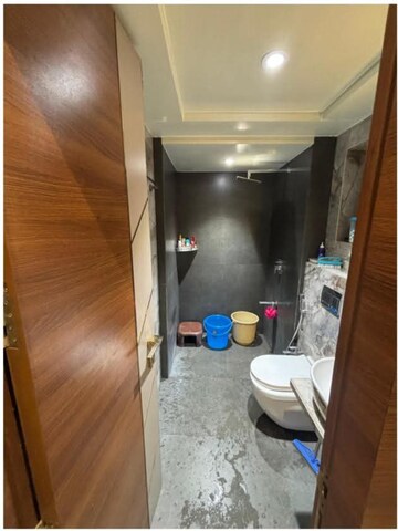 Bathroom in 2 BHK Apartment at Rustomjee Urbania Azziano, Majiwada – for Rent