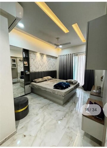 Bedroom in 2 BHK Apartment at Rustomjee Urbania Azziano, Majiwada – for Rent