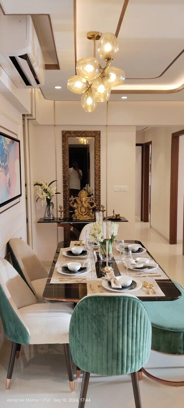 Living Room in 1 BHK Apartment at Dosti West County, Balkum Pada – for Sale