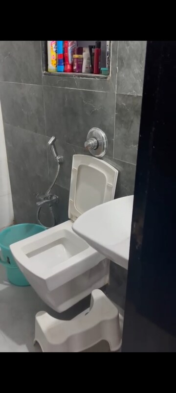 Bathroom in 1 BHK Apartment at Samrudhi CHS, Kurla East – for Rent