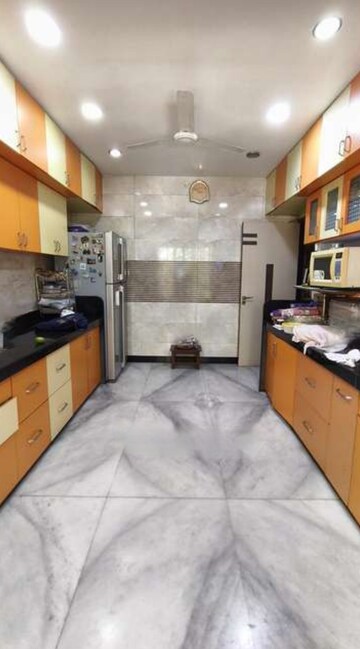 Kitchen in 4 BHK Apartment at Vidarbha Mahesh CHS, Kavesar – for Rent