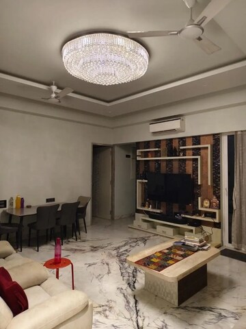 Living Room in 3 BHK Apartment at Enpar Lotus 101 Worli Residences, Lower Parel – for Rent