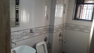 Bathroom in 3 BHK Apartment at Brooklyn Hill, Andheri West – for Rent