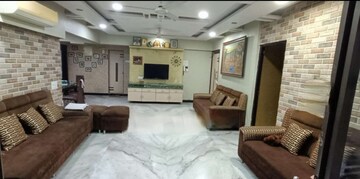 Living Room in 4 BHK Apartment at Vidarbha Mahesh CHS, Kavesar – for Rent