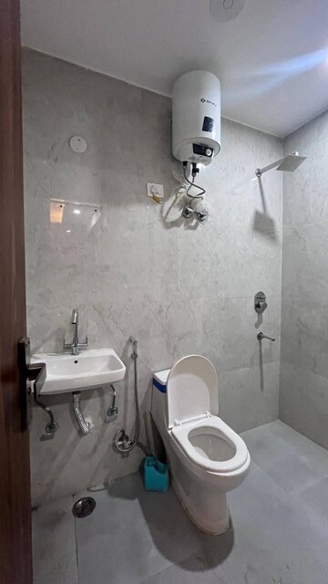 Bathroom in 1 BHK Builder Floor at Saket – for Rent