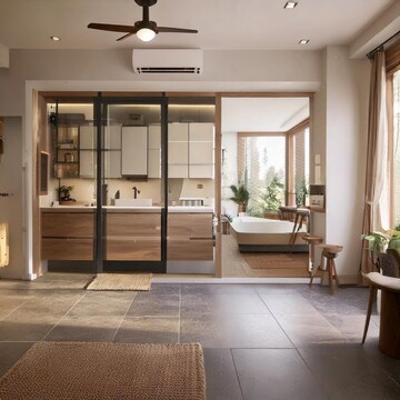Living Room in 3 BHK Apartment at Ruchi Active Acres, Tangra – for Sale