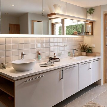 Kitchen in 3 BHK Apartment at Shrachi Newtown Villas, New Town – for Sale