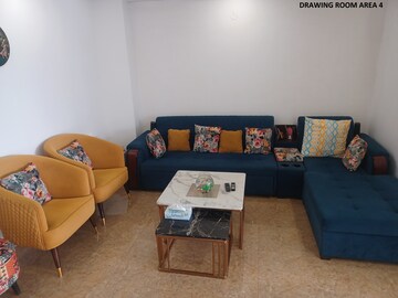 Living Room in 3 BHK Builder Floor at Sushant Lok Iii – for Rent