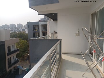 Balcony in 3 BHK Builder Floor at Sushant Lok Iii – for Rent