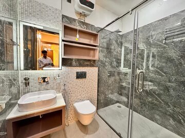 Bathroom in 4 BHK Independent House at Gandhi Path – for Sale