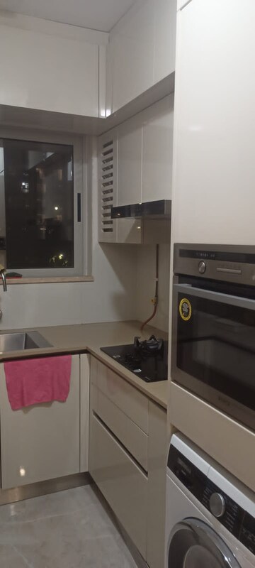 Kitchen in 1 BHK Apartment at Hiranandani Regent Hill, Powai – for Rent
