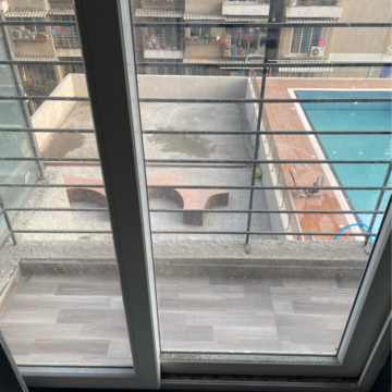 Balcony in 2 BHK Apartment at Greenscape Eternia, Kalamboli Sector 20 – for Rent