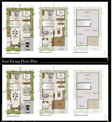 Floor Plan in 3 BHK Villa at Raviryal – for Sale