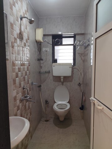 Bathroom in 2 BHK Apartment at Haware Tilak Nagar, Tilak Nagar – for Rent