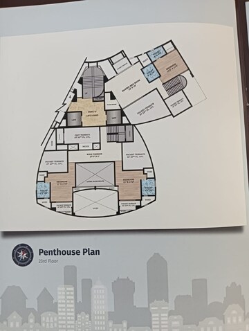 3.5 BHK Penthouse – Map Location View at Blue Mountains, Malad East - for Sale
