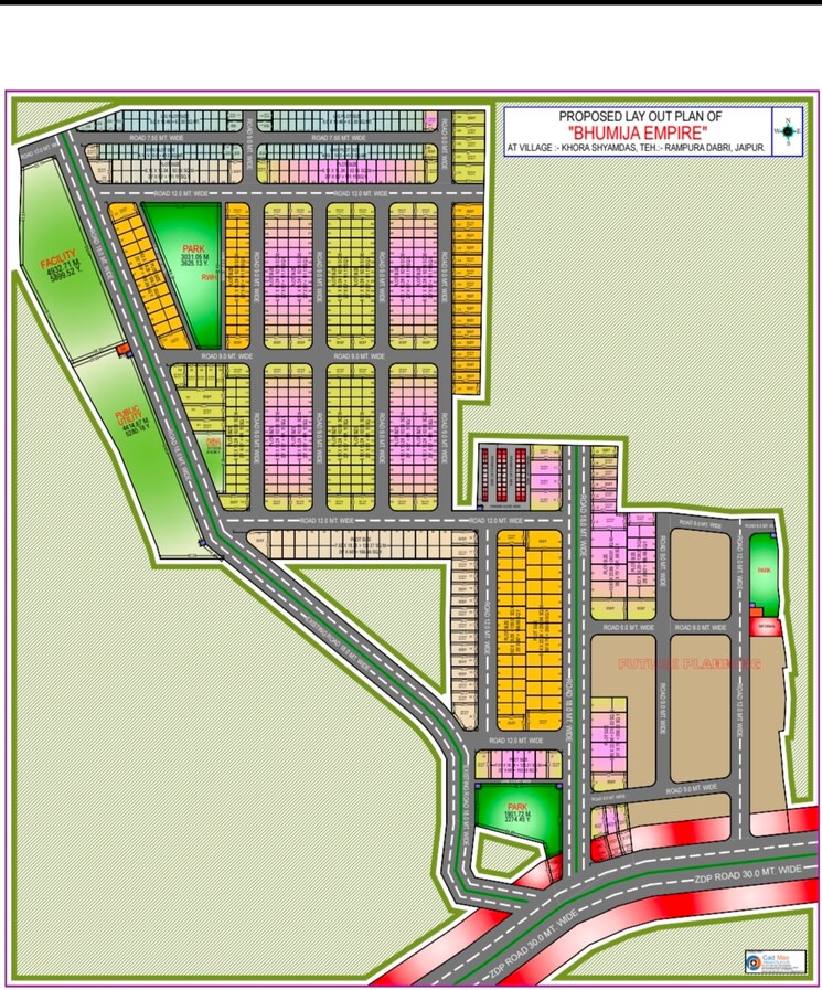 Map Location, ajmer road  111 Sq.Yd. Plot In Ajmer Road Jaipur 8308102