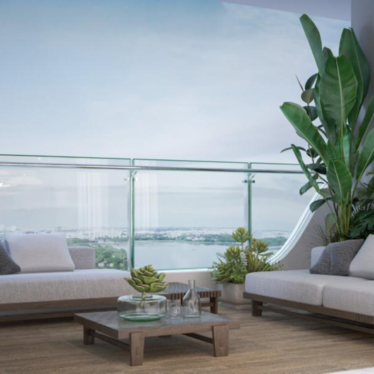 Balcony, somajiguda 3 Bedroom 1949 Sq.Ft. Apartment In Somajiguda Hyderabad 8308170