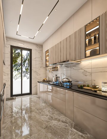 Kitchen in 3 BHK Builder Floor at Anant Raj Ashok Estate, Sector 63a – for Sale