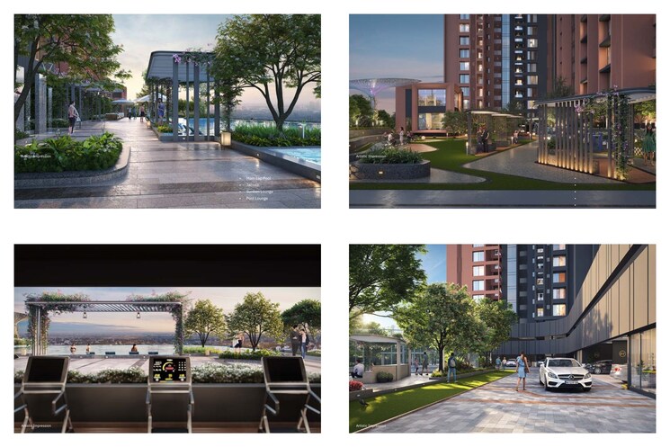 Exterior View, wakad 2 Bedroom 841 Sq.Ft. Apartment In Wakad Pune 8308232