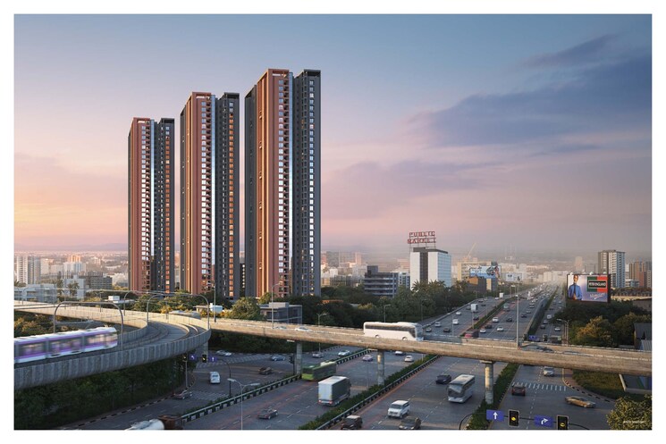 Exterior View, wakad 2 Bedroom 841 Sq.Ft. Apartment In Wakad Pune 8308232