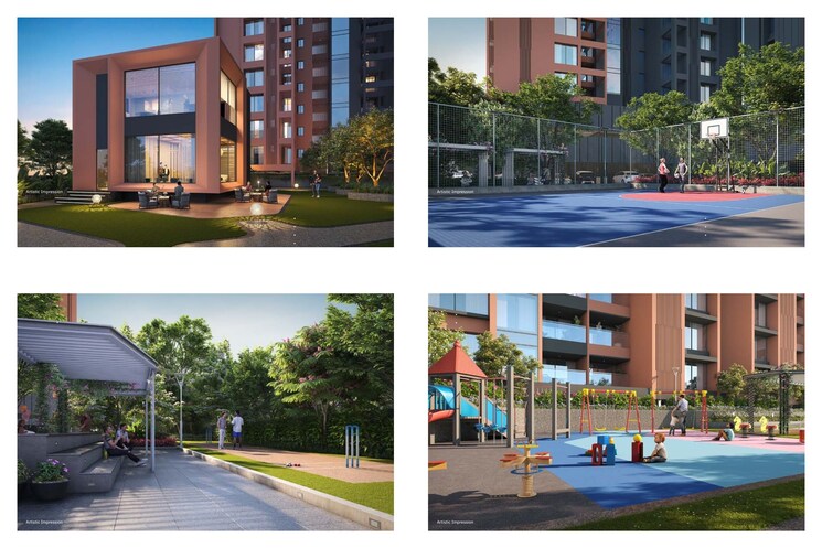 Exterior View, wakad 2 Bedroom 841 Sq.Ft. Apartment In Wakad Pune 8308232