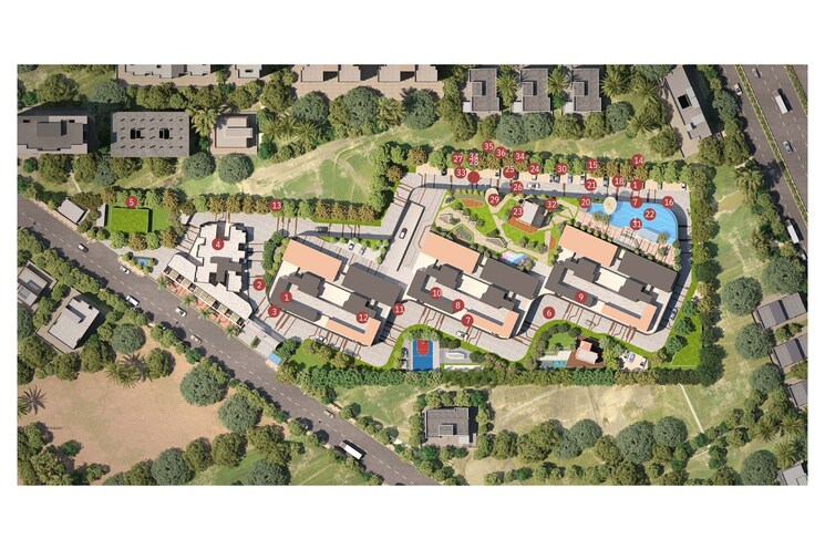 Master Plan, wakad 2 Bedroom 841 Sq.Ft. Apartment In Wakad Pune 8308232