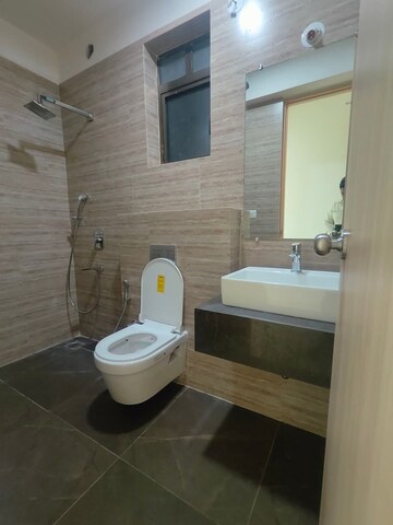 Attached Bathroom in 1 BHK Apartment at Sheth Irene, Malad West – for Rent