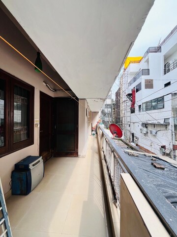 Balcony in 2.5 BHK Apartment at Green Park Extension – for Rent