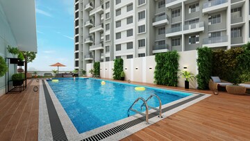 Swimming Pool in 2 BHK Apartment at Goel Ganga Serio, Kharadi – for Rent