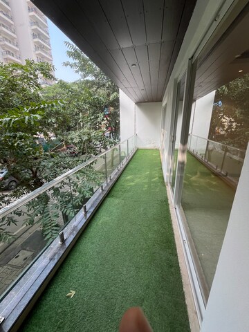 Balcony in 3 BHK Builder Floor at Eros Rosewood Villas, Sector 50 – for Rent