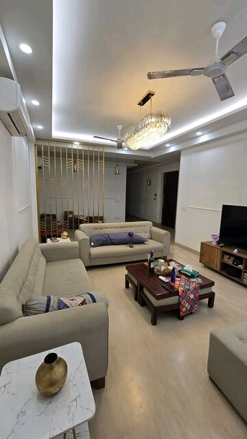 Living Room in 3 BHK Builder Floor at Saket – for Rent