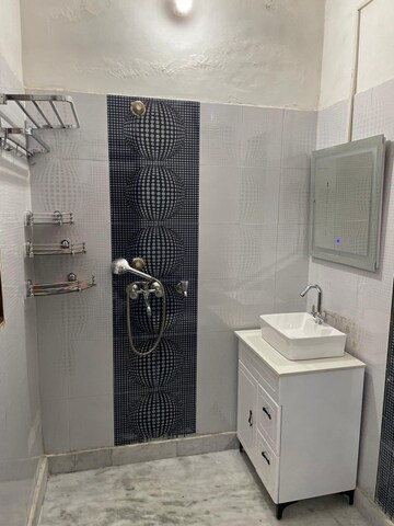 Bathroom in 3 BHK Builder Floor at Sai Enclave Niti Khand, Niti Khand – for Rent