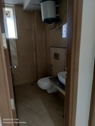 Bathroom in 3 BHK Apartment at Affinity Greens, International Airport Road – for Rent