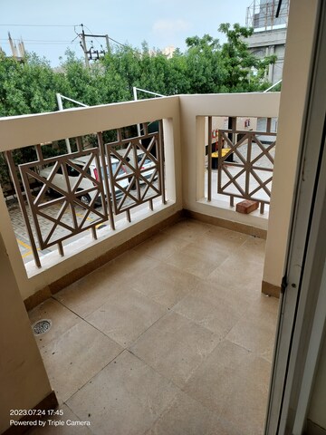 Balcony in 3 BHK Apartment at Affinity Greens, International Airport Road – for Rent