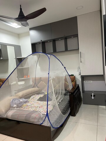 Staircase in 3 BHK Apartment at Aparna Sarovar Zenith, Nallagandla – for Rent