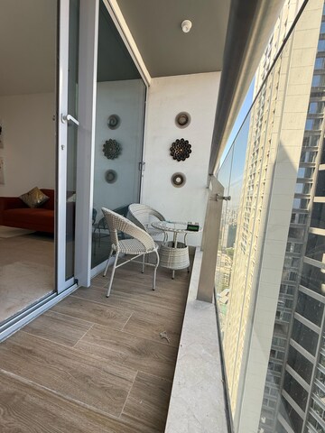 Balcony in 3 BHK Apartment at Oberoi Sky City, Borivali East – for Rent