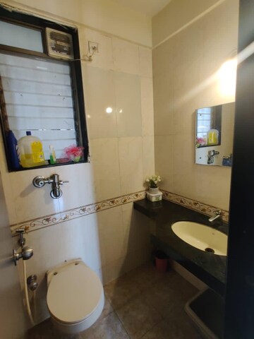 Bathroom in 2 BHK Apartment at Lake Pleasant, Powai – for Rent