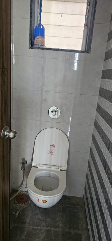 Bathroom in 1 BHK Apartment at Bhairaav Goldcrest Residency, Ghansoli – for Rent