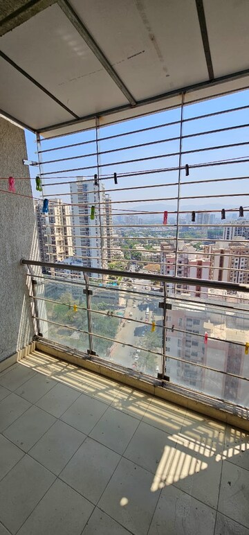 Balcony in 1 BHK Apartment at Bhairaav Goldcrest Residency, Ghansoli – for Rent