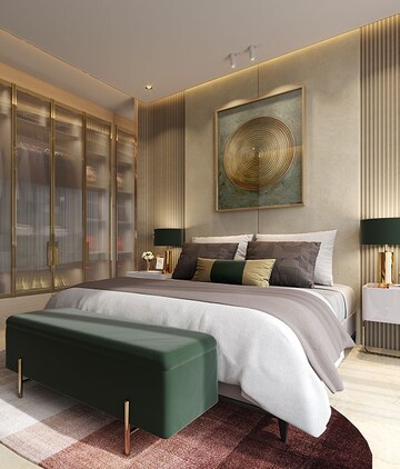 Bedroom in 4 BHK Apartment at Lodha World One, Worli – for Sale