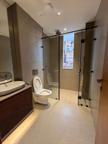 Bathroom in 3 BHK Builder Floor at Hauz Khas – for Rent