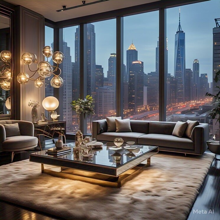 Living Room, andheri west 4 Bedroom 1699 Sq.Ft. Apartment In Andheri West Mumbai 8309518